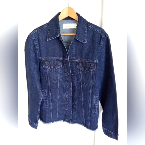 "NWOT" Marques' Almeida Designer Denim Jacket - Picture 8 of 16